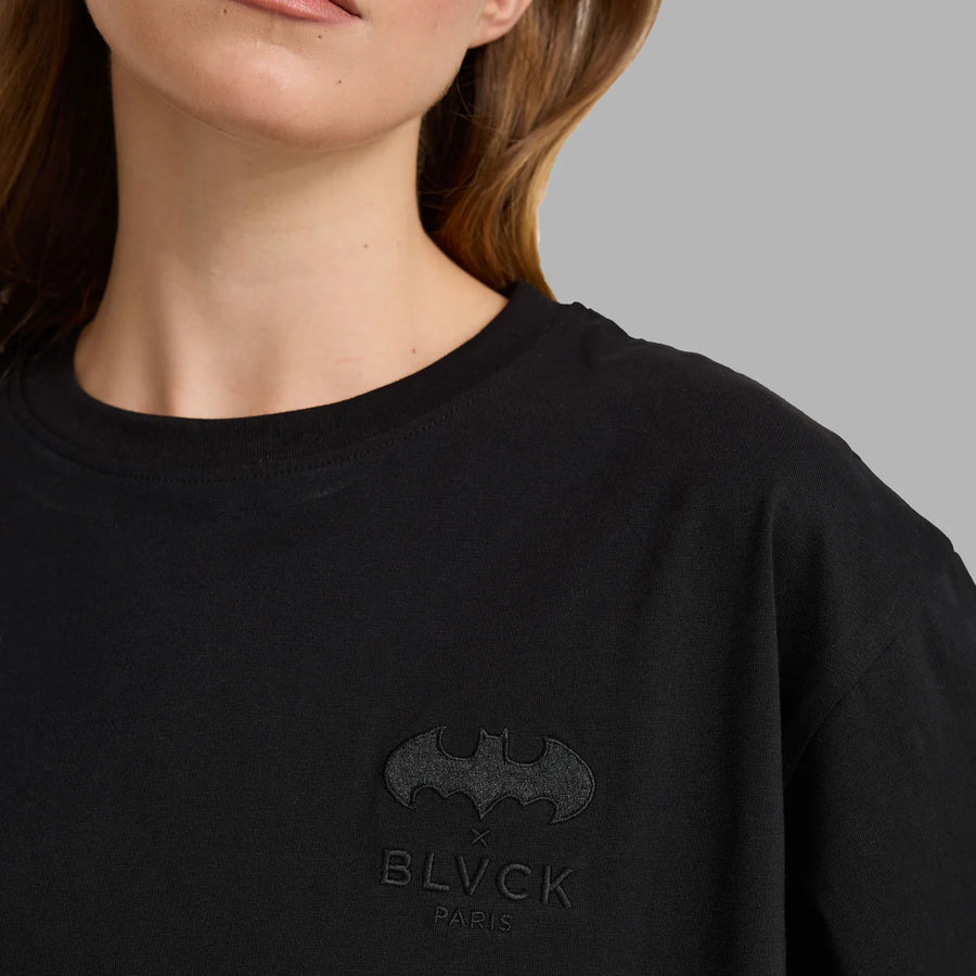 BLVCK X BATMAN 聯名LOGO TEE-黑