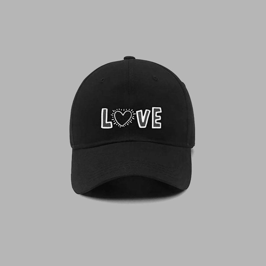 BLVCK X KEITH HARING 联名LOVE字样棒球帽