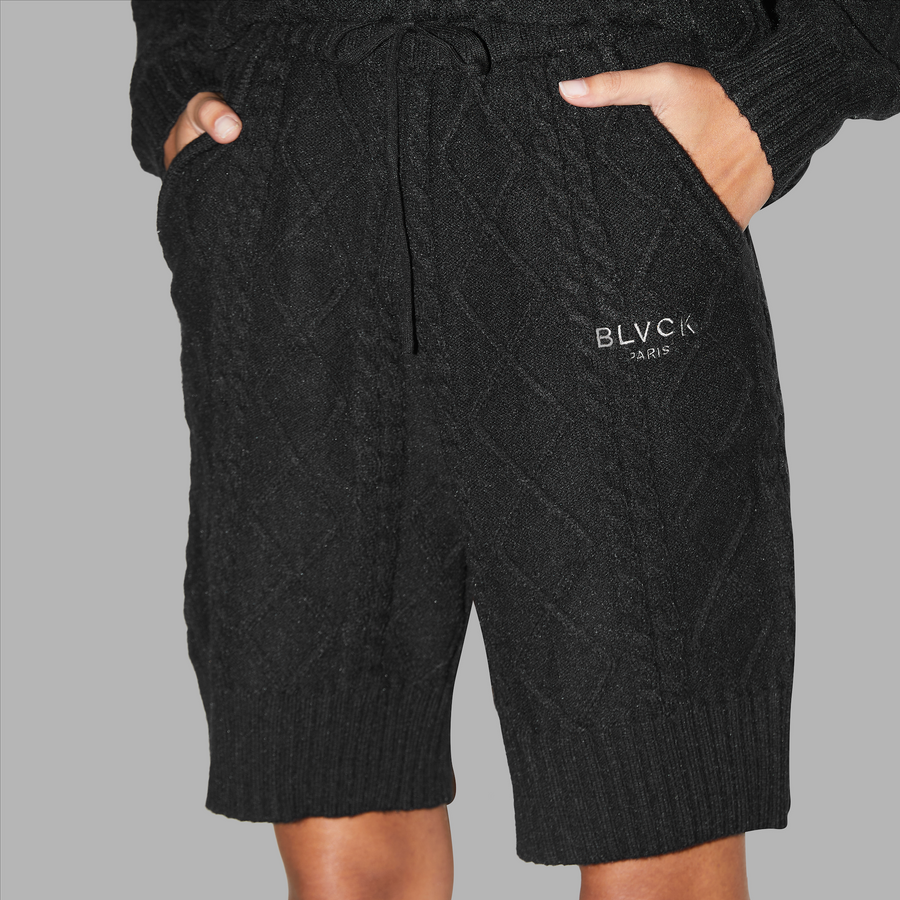 BLVCK 黑魂针织短裤