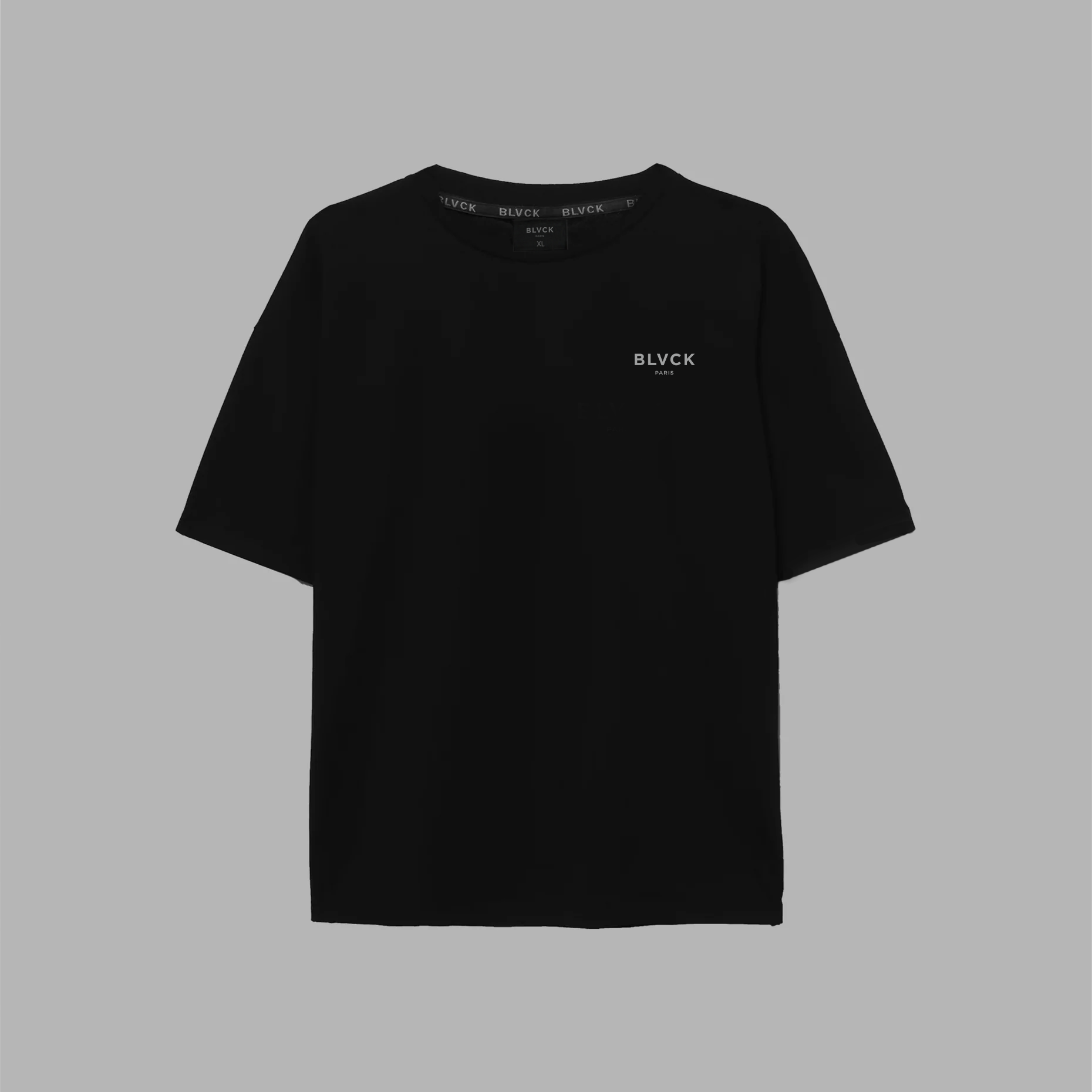 BLVCK 反光LOGO寬版TEE