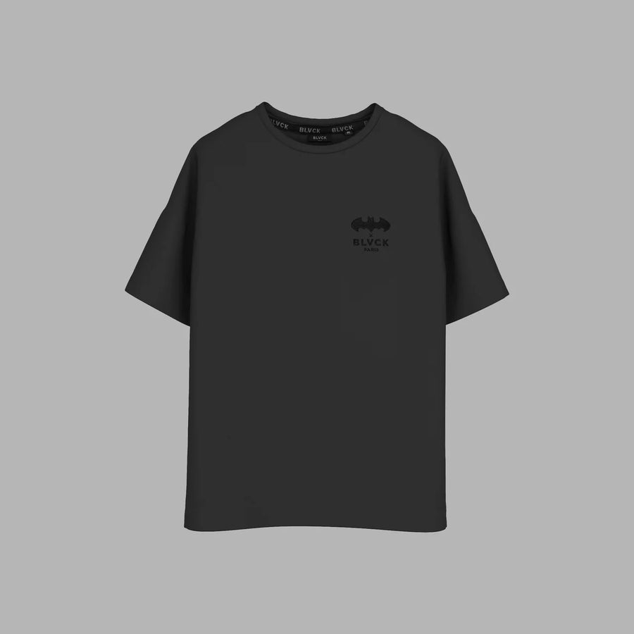 BLVCK X BATMAN 聯名LOGO TEE-灰