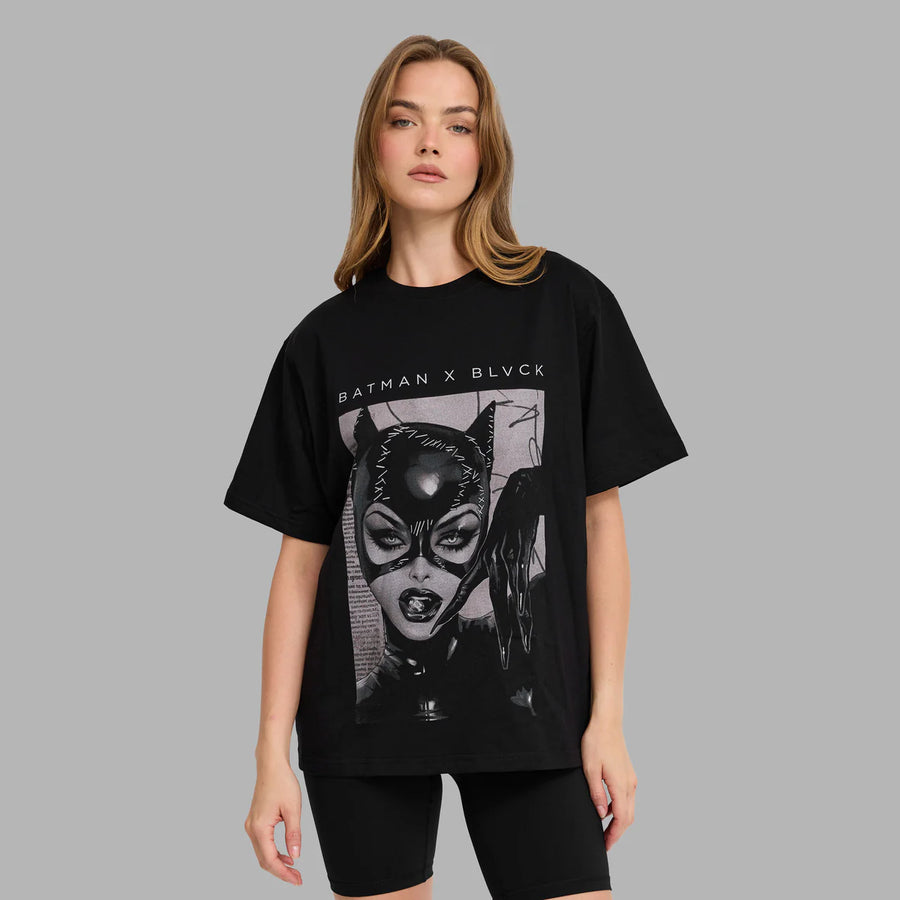 BLVCK X BATMAN 聯名貓女TEE