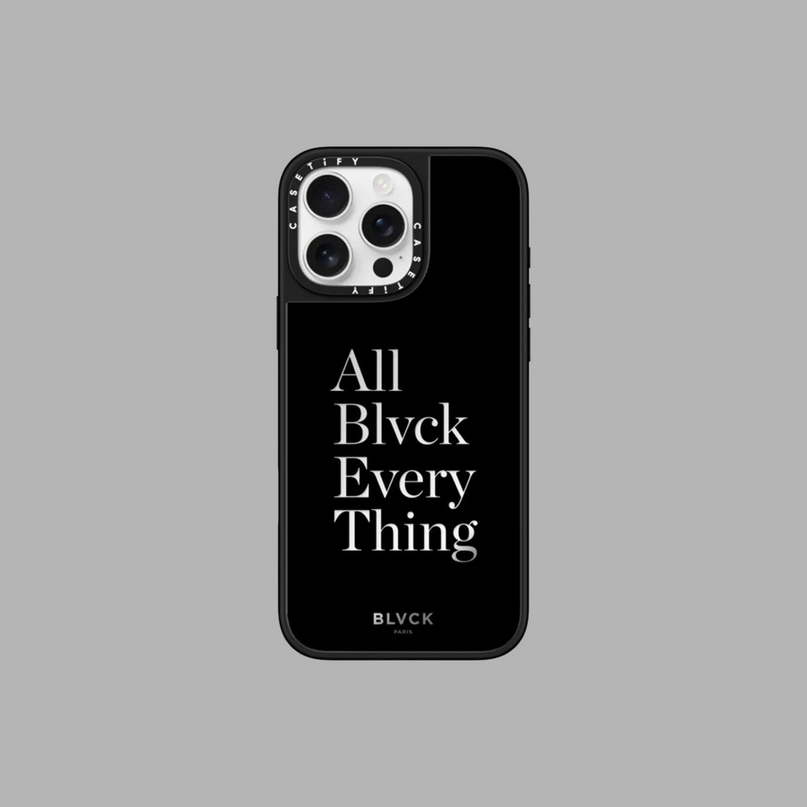 BLVCK X CASETiFY 品牌標語聯名手機殼