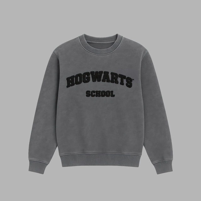 BLVCK x HARRY POTTER 聯名霍格華茲運動衫 - 灰