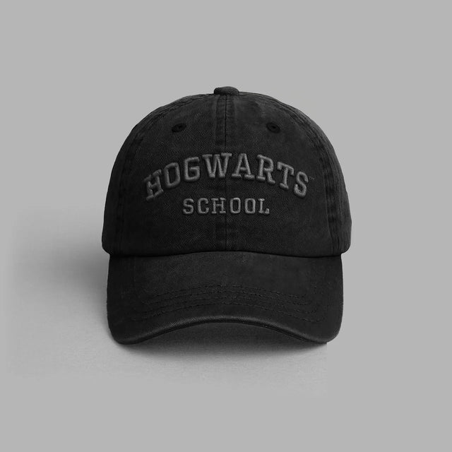 BLVCK x HARRY POTTER 聯名霍格華茲棒球帽 - 黑