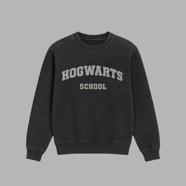 BLVCK x HARRY POTTER 聯名霍格華茲運動衫 - 黑