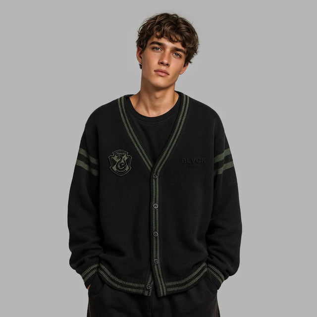 BLVCK x HARRY POTTER 聯名史萊哲林開襟衫
