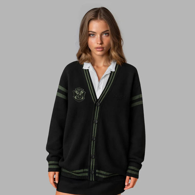 BLVCK x HARRY POTTER 聯名史萊哲林開襟衫