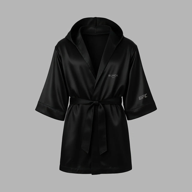 BLVCK x UFC 聯名緞面浴袍