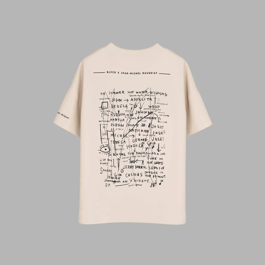 BLVCK X BASQUIAT 聯名皇冠Tee - 晨暮褐