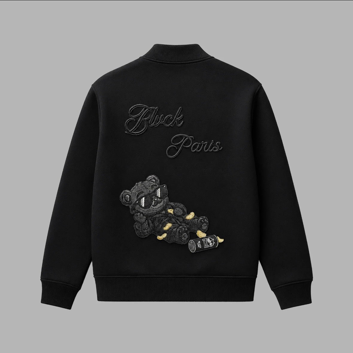 BLVCK X Pringles聯名泰迪熊棒球外套
