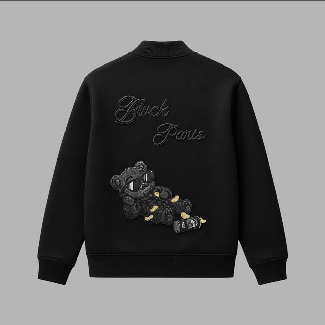 BLVCK X Pringles聯名泰迪熊棒球外套