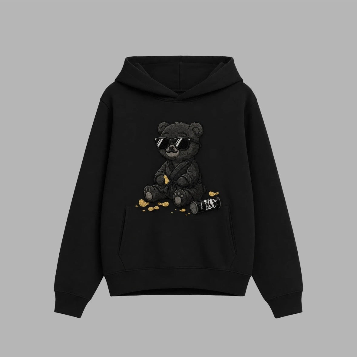 BLVCK X Pringles聯名泰迪熊連帽上衣