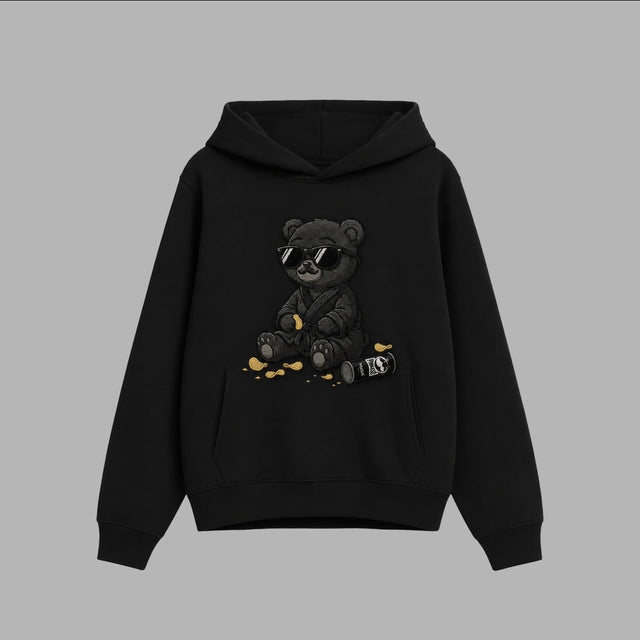 BLVCK X Pringles聯名泰迪熊連帽上衣