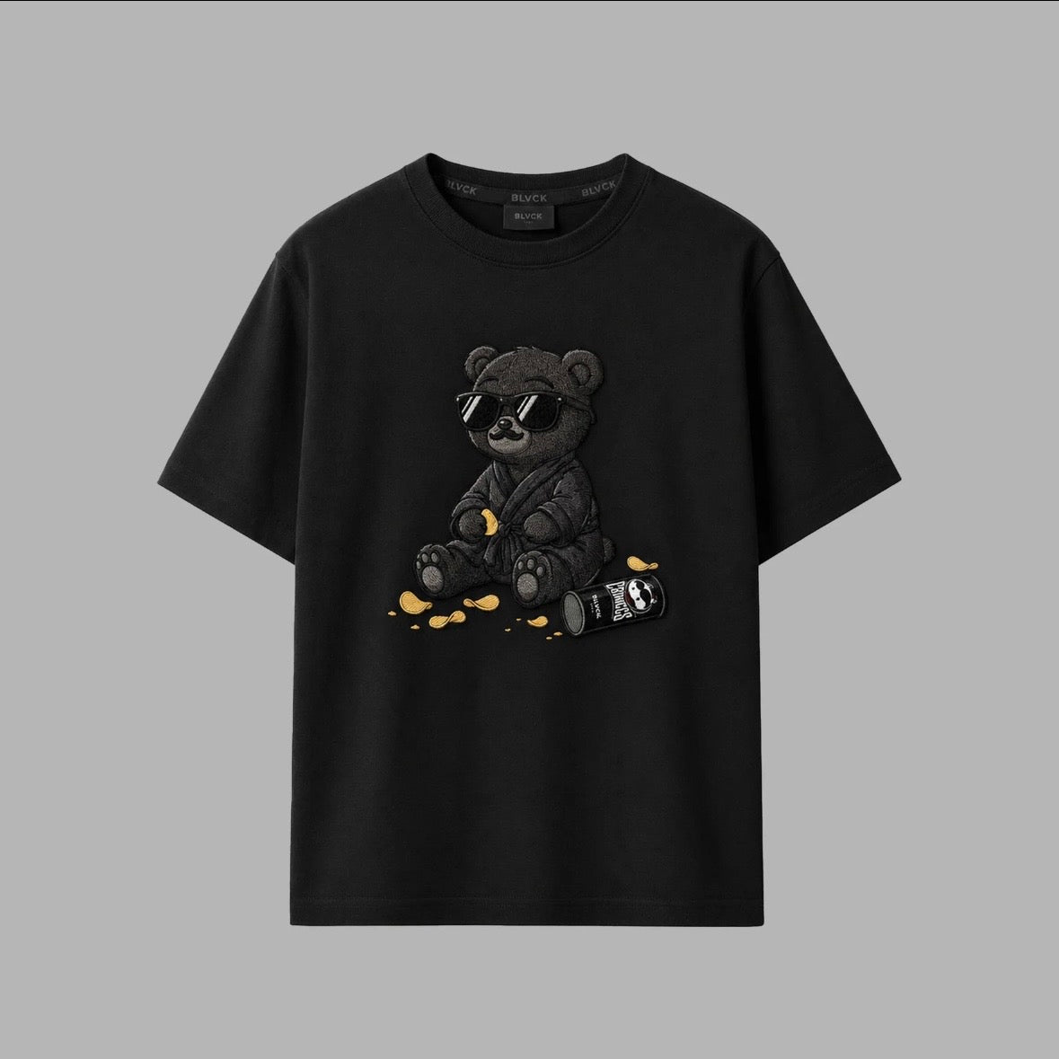 BLVCK X Pringles聯名泰迪熊Tee