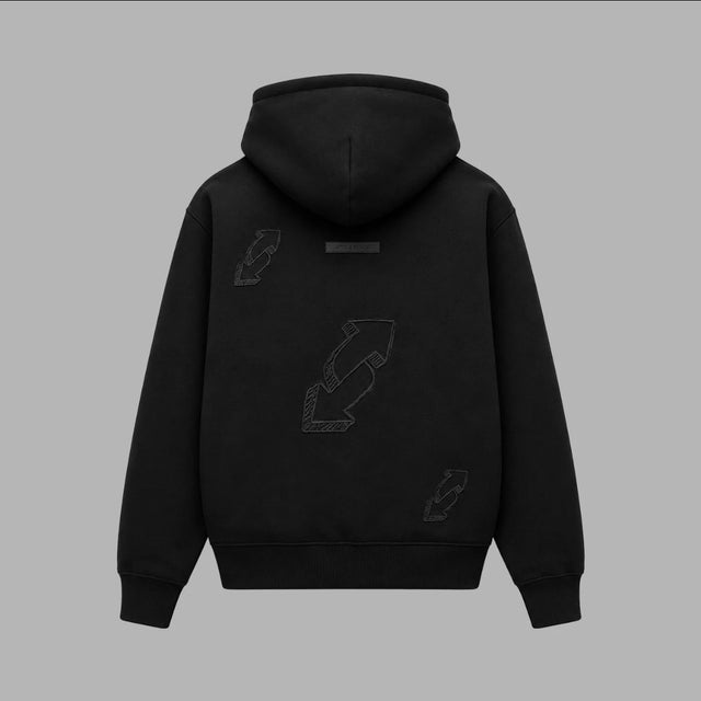 BLVCK X UNO Embossed Hoodie聯名壓紋連帽上衣