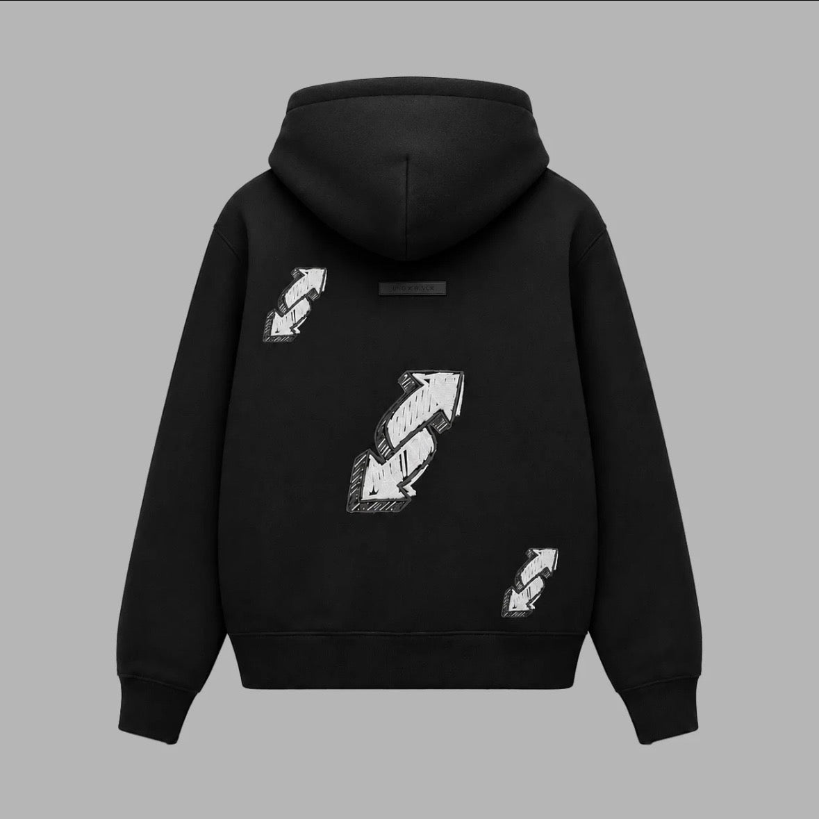 BLVCK X UNO聯名反轉連帽上衣