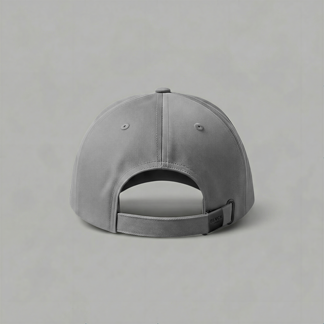 BLVCK 黑魂電繡標誌棒球帽 - 灰