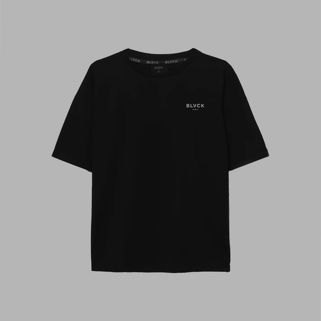 BLVCK 反光LOGO寬版TEE