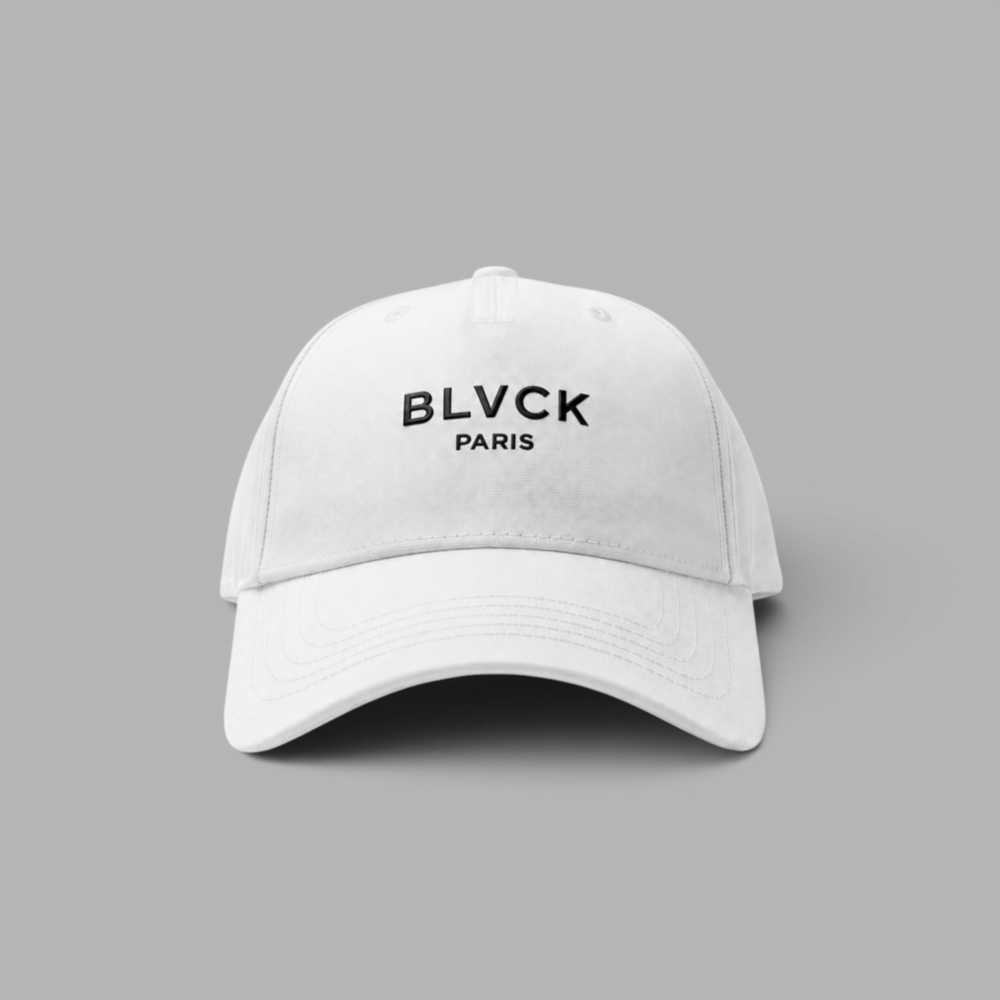 BLVCK 黑魂電繡標誌棒球帽 - 白