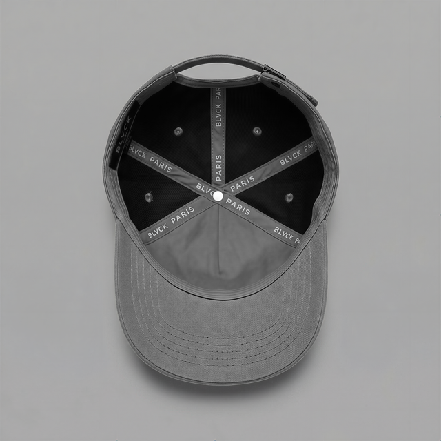 BLVCK 黑魂電繡標誌棒球帽 - 灰