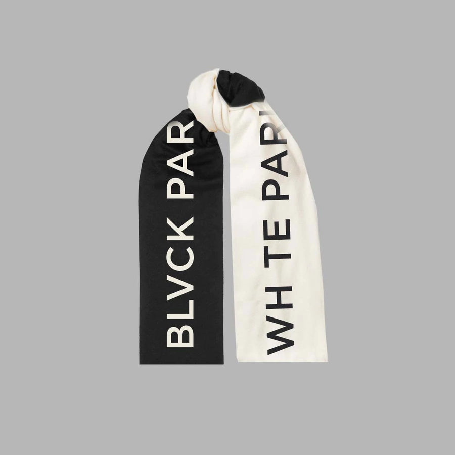 BLVCK x WHTE 限量聯名圍巾